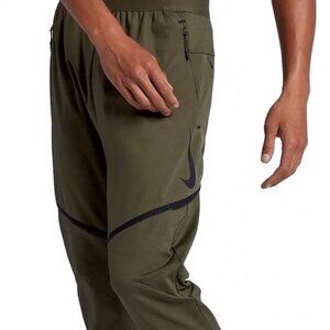 Nike Training Pants Dri-Fit Olive Green Cargo Mens Medium